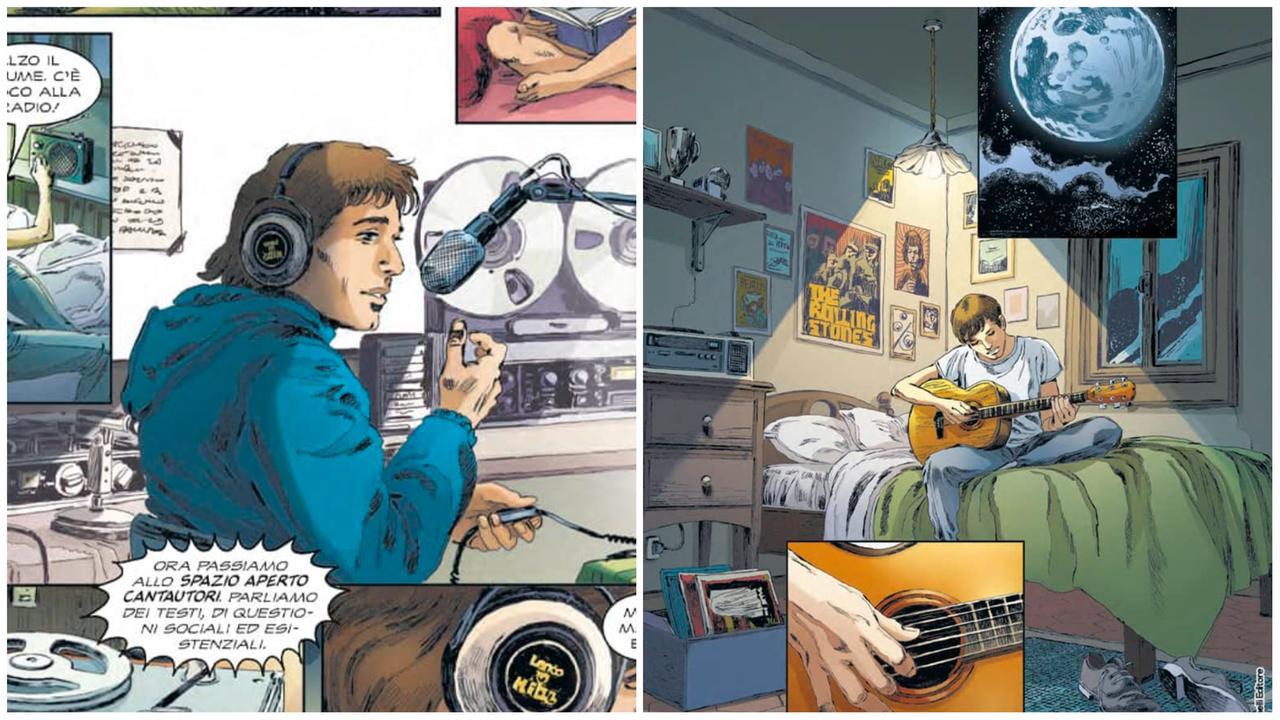 La carriera di Vasco in una trilogia a fumetti: Zocca, il palco e la leggenda