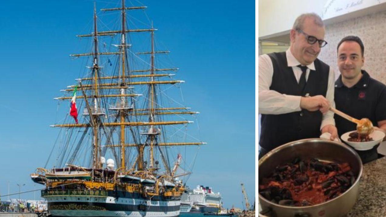 Da Livorno al mondo, i sapori labronici su nave Vespucci fanno il giro del pianeta - Ecco quali