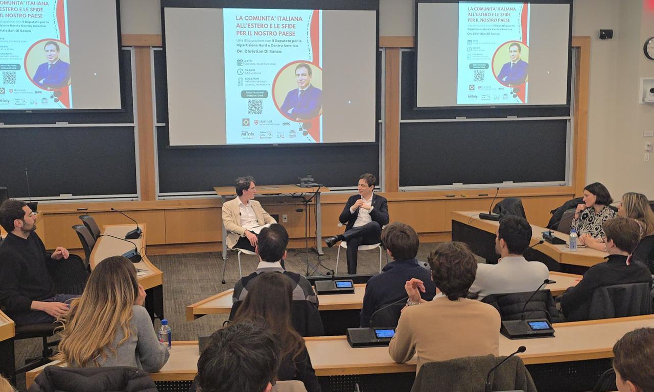 
	L'incontro tra Di Sanzo e gli studenti di Harvard

