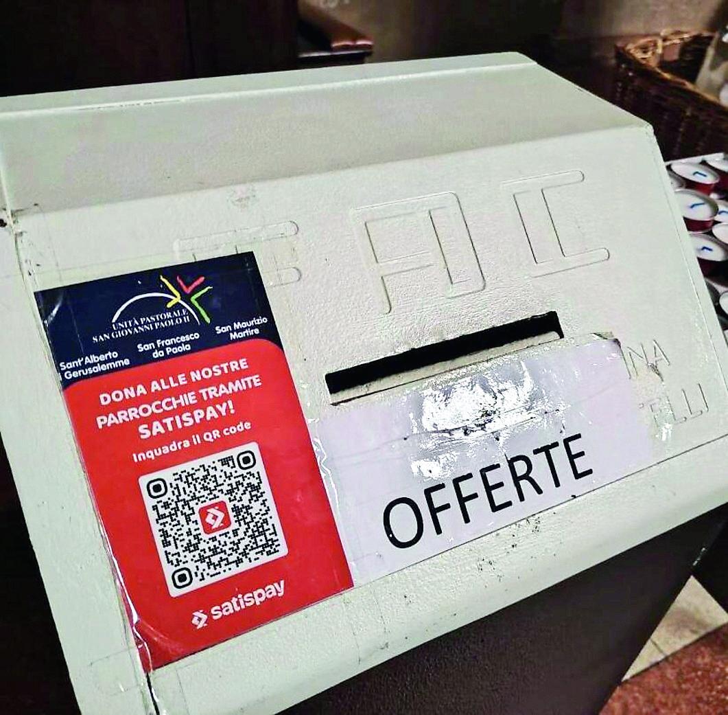 Satispay e Pos per le offerte nelle parrocchie reggiane: «Mezzi più sicuri»