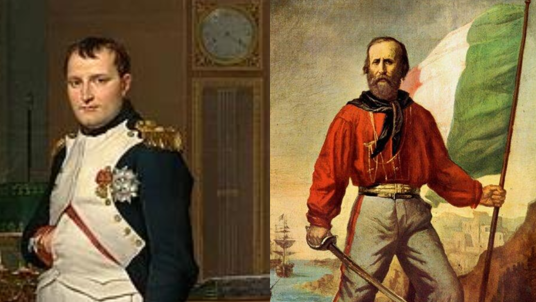 
	Napoleone Bonaparte e Giuseppe Garibaldi

