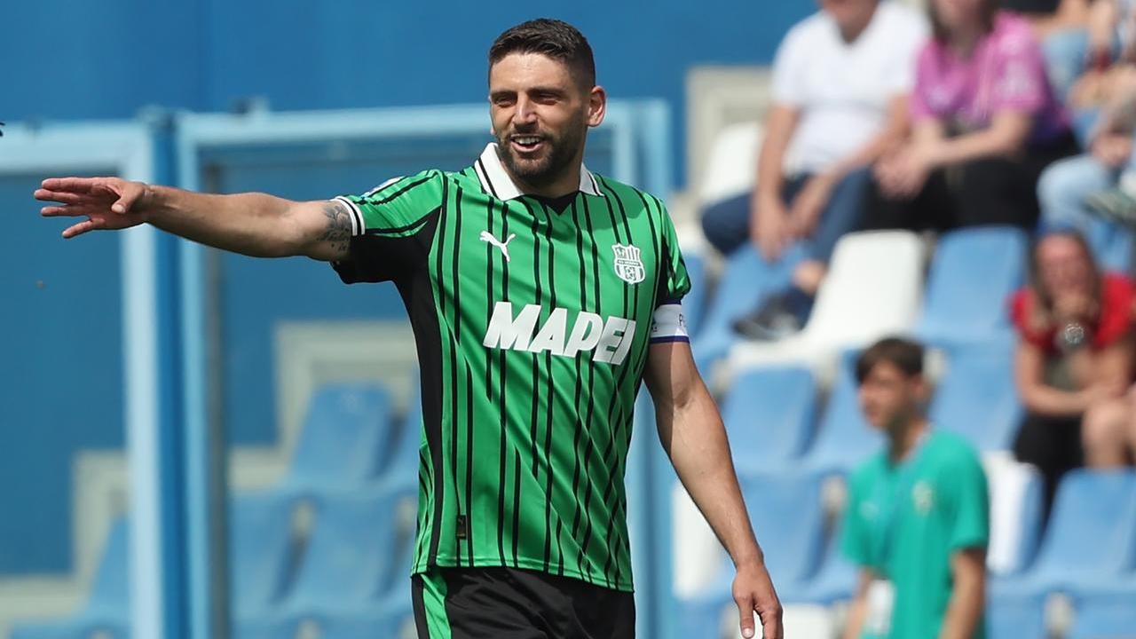Il capitano Domenico Berardi ha realizzato dodici reti al Milan delle 130 complessive in Serie A