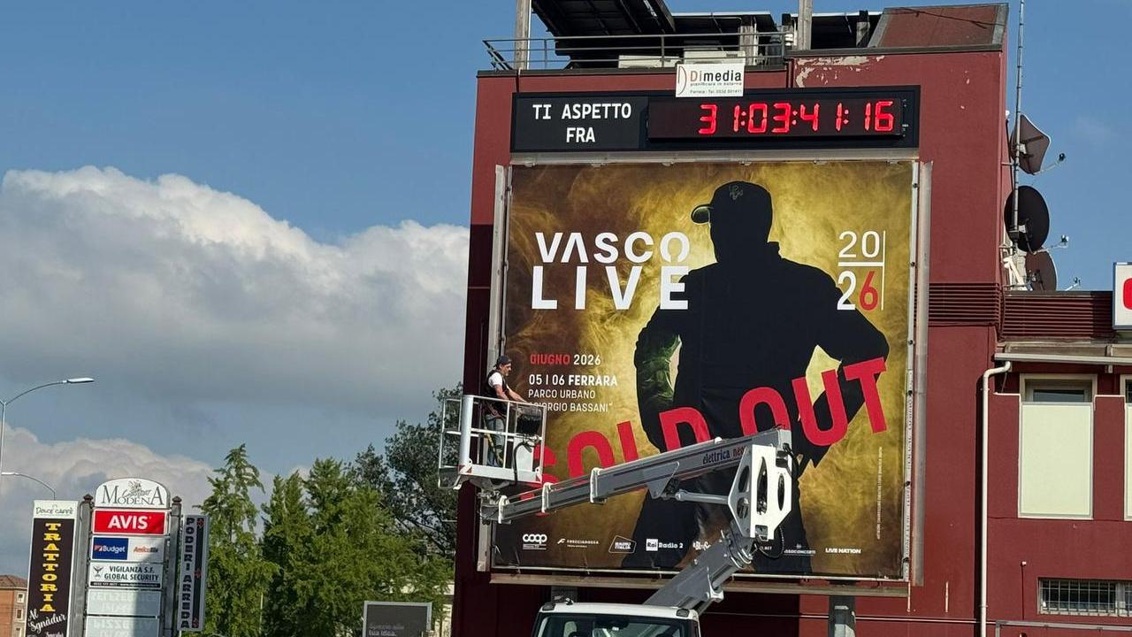 Ferrara si prepara per Vasco Rossi: zona rossa, parcheggi e countdown