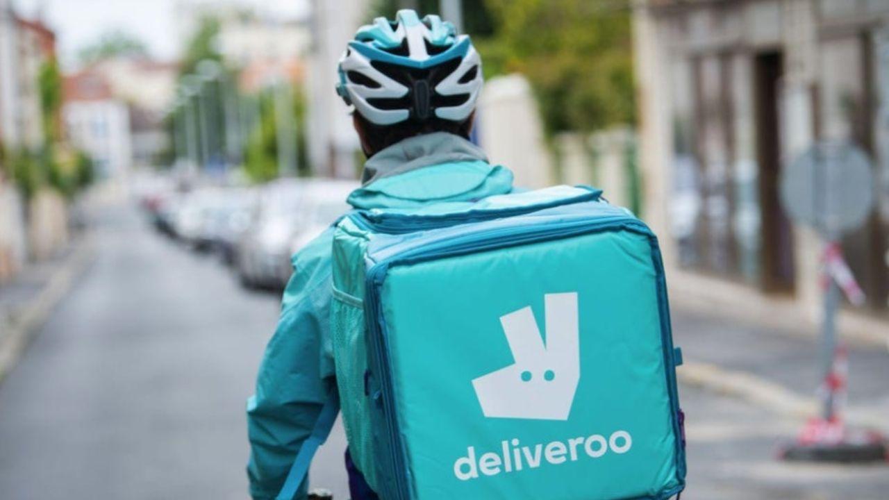 Un rider al lavoro