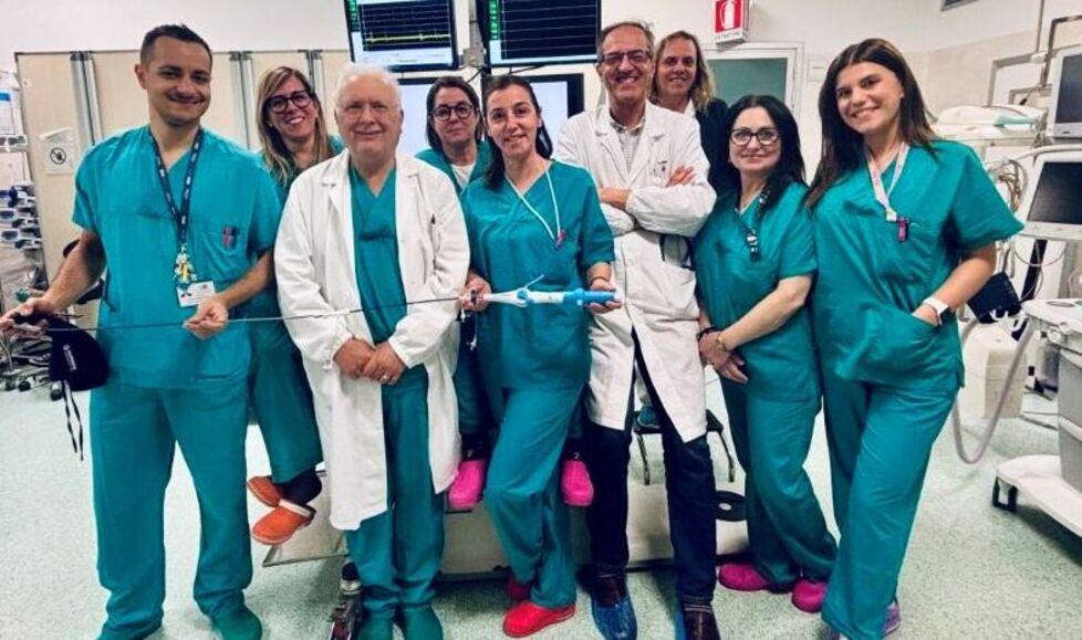 
	L&rsquo;&eacute;quipe di elettrofisiologia del reparto di Cardiologia dell&rsquo;ospedale San Giuseppe di Empoli

