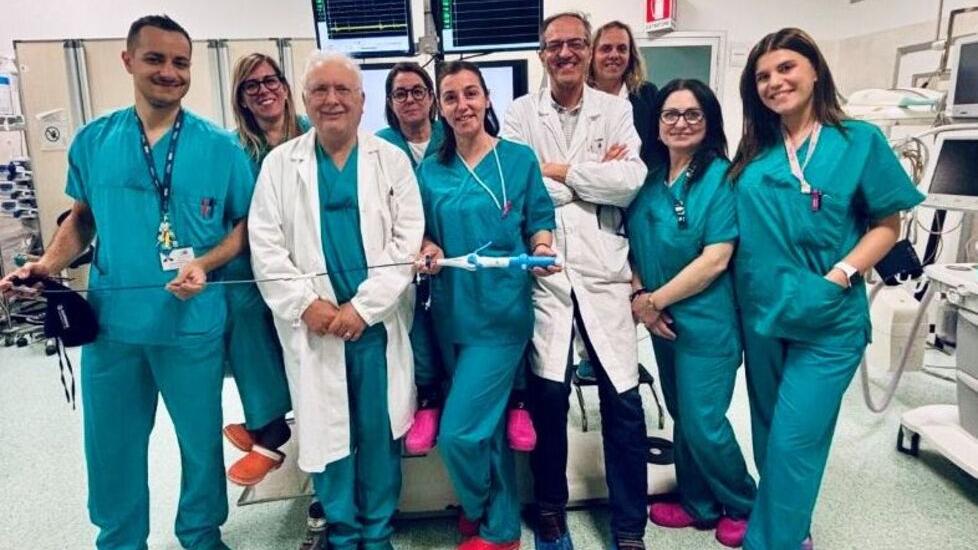 L’équipe di elettrofisiologia del reparto di Cardiologia dell’ospedale San Giuseppe di Empoli