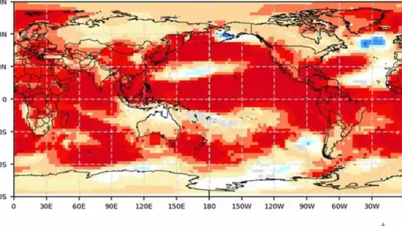 L'anomalia globale delle temperature superficiali degli oceani