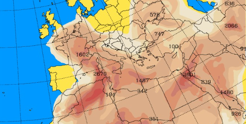 Polvere sahariana in arrivo sulla Sardegna: weekend tra scirocco e piogge “rosse”