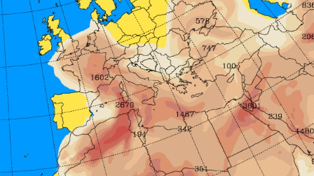 Polvere sahariana in arrivo sulla Sardegna: weekend tra scirocco e piogge “rosse”