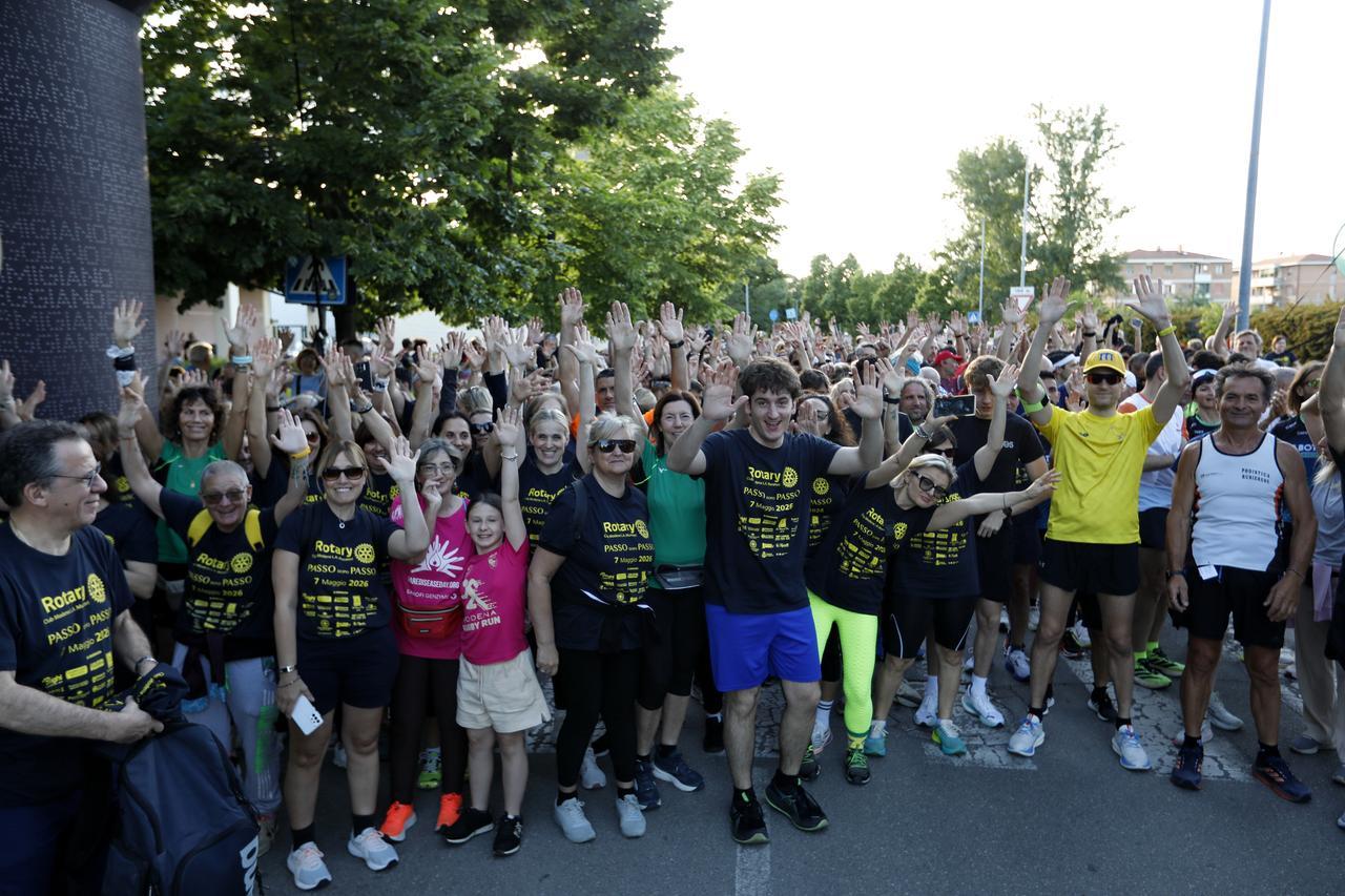 Record per il Rotary Club Modena Muratori: camminata benefica con 600 protagonisti