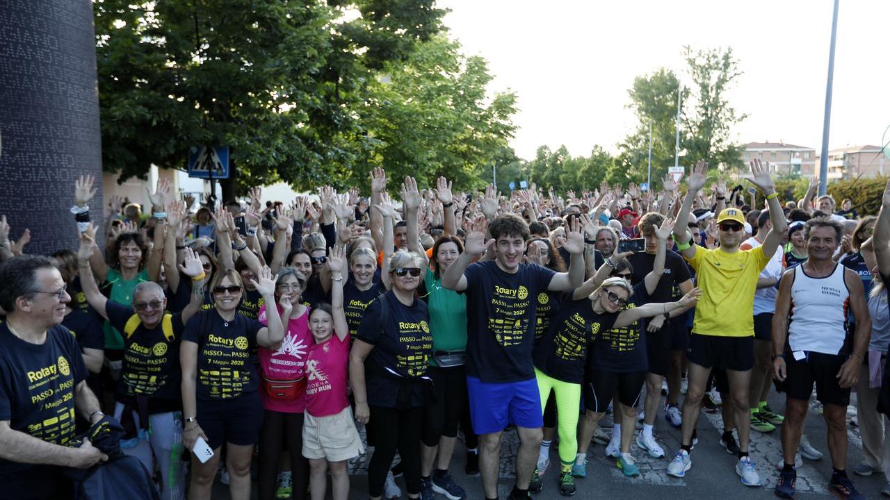 In 600 alla camminata benefica del Rotary Club Modena