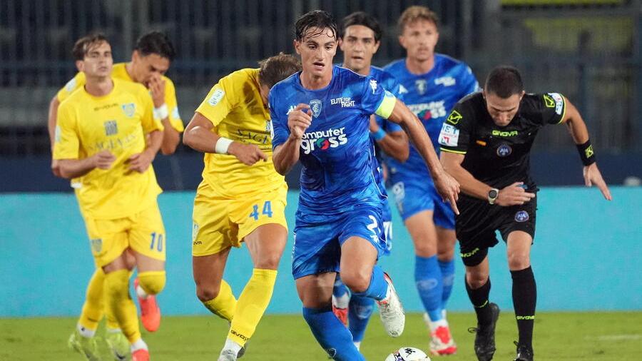 Un'azione di Empoli-Carrarese