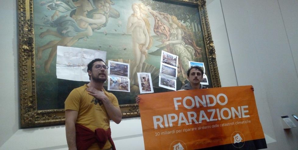 La protesta di “Ultima Generazione” il 13 febbraio del 2024