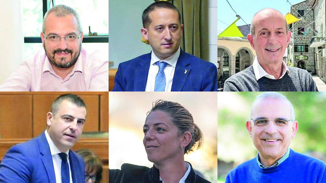 
	Da sinistra in alto in sesno orario Emiliano Deiana, Dario Giagoni, Andrea Biancareddu, Alberto Urpi, Maria Laura Orr&ugrave; e Michele Cossa

