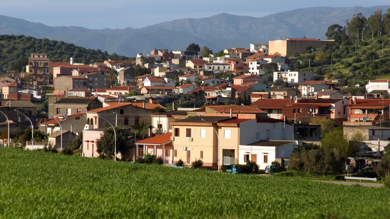 Veduta del paese Uno scorcio di Santadi paese a vocazione agricola che punta al turismo per una ripresa economica