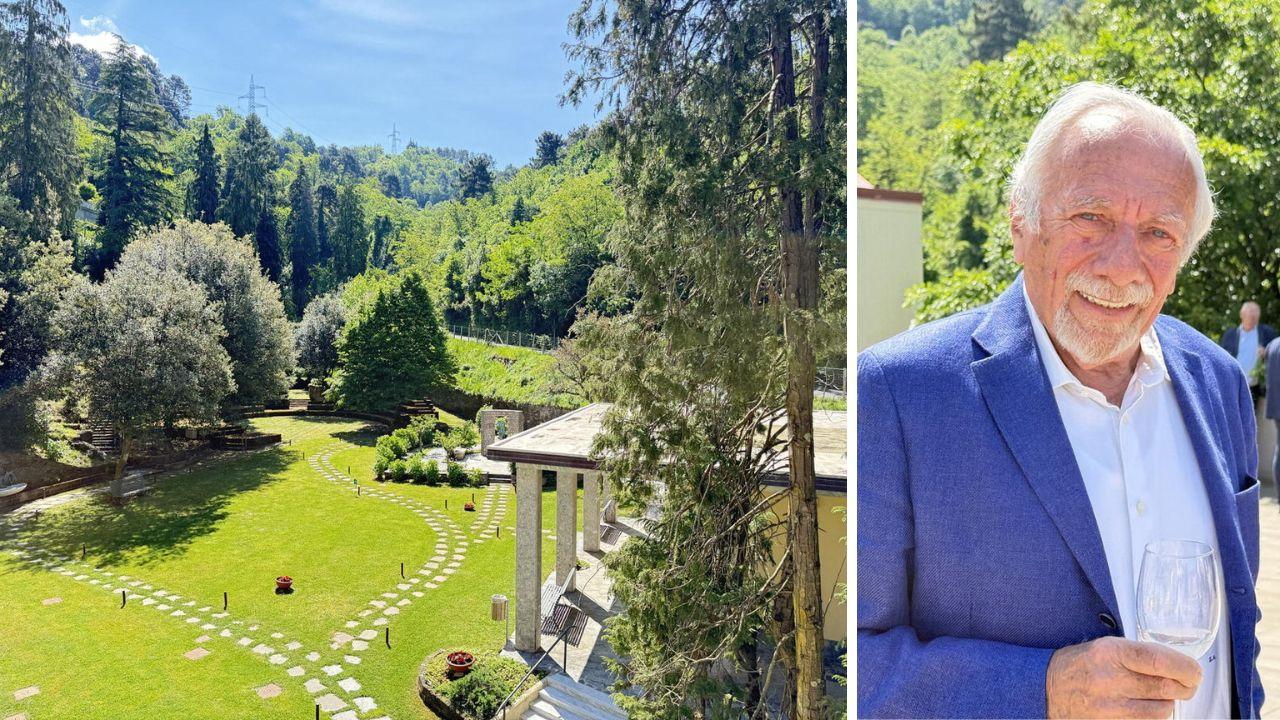 
	Una veduta delle Terme San Carlo e l&rsquo;ingegner Eugenio Alphandery

