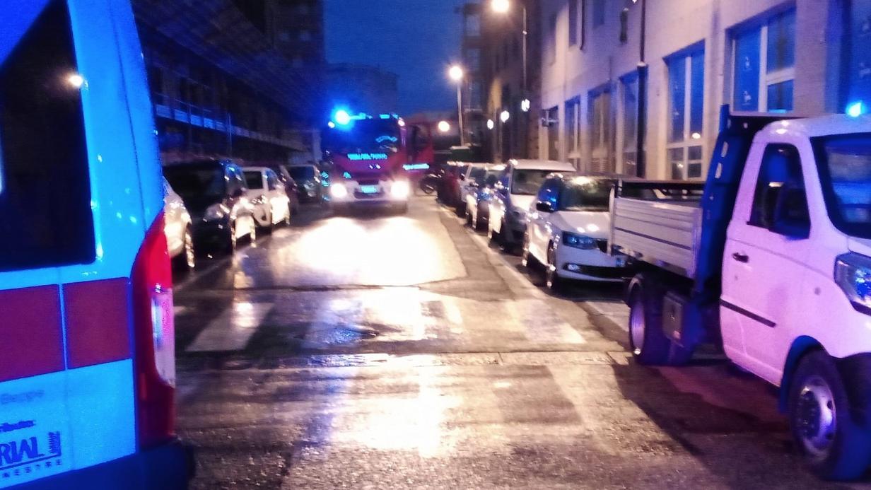 I soccorsi di Misericordia e vigili del fuoco