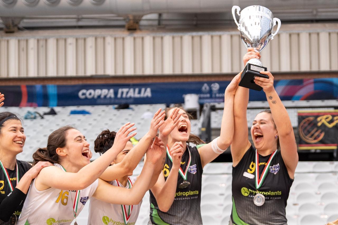 
	Soliera ha vinto l&rsquo;argento in Coppa Italia ed &egrave; stata promossa in Serie B1 femminile (Foto: Fipav)

