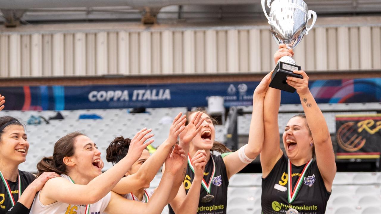 Soliera ha vinto l’argento in Coppa Italia ed è stata promossa in Serie B1 femminile (Foto: Fipav)