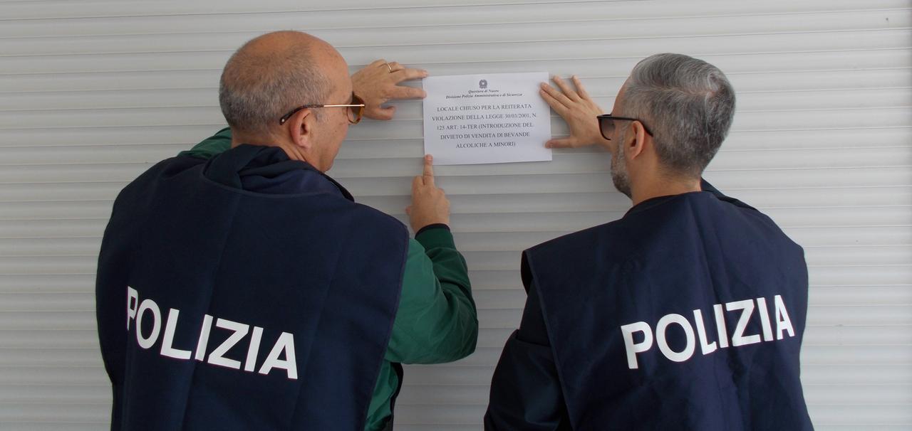 Chiuso un circolo nel centro storico di Nuoro: vendeva alcolici a minori