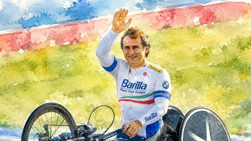 Un bel disegno di Zanardi
