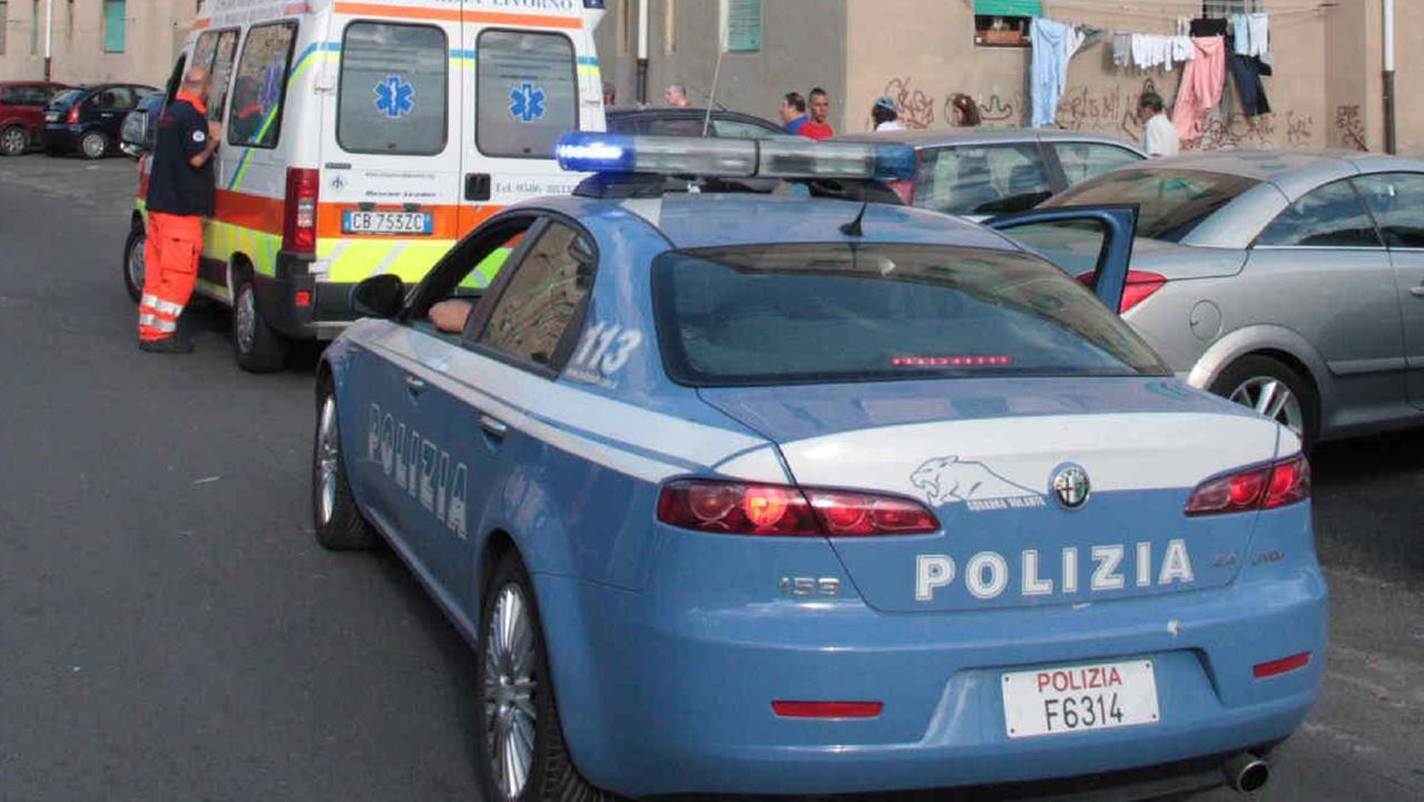 Un intervento di polizia e Misericordia (foto d'archivio)