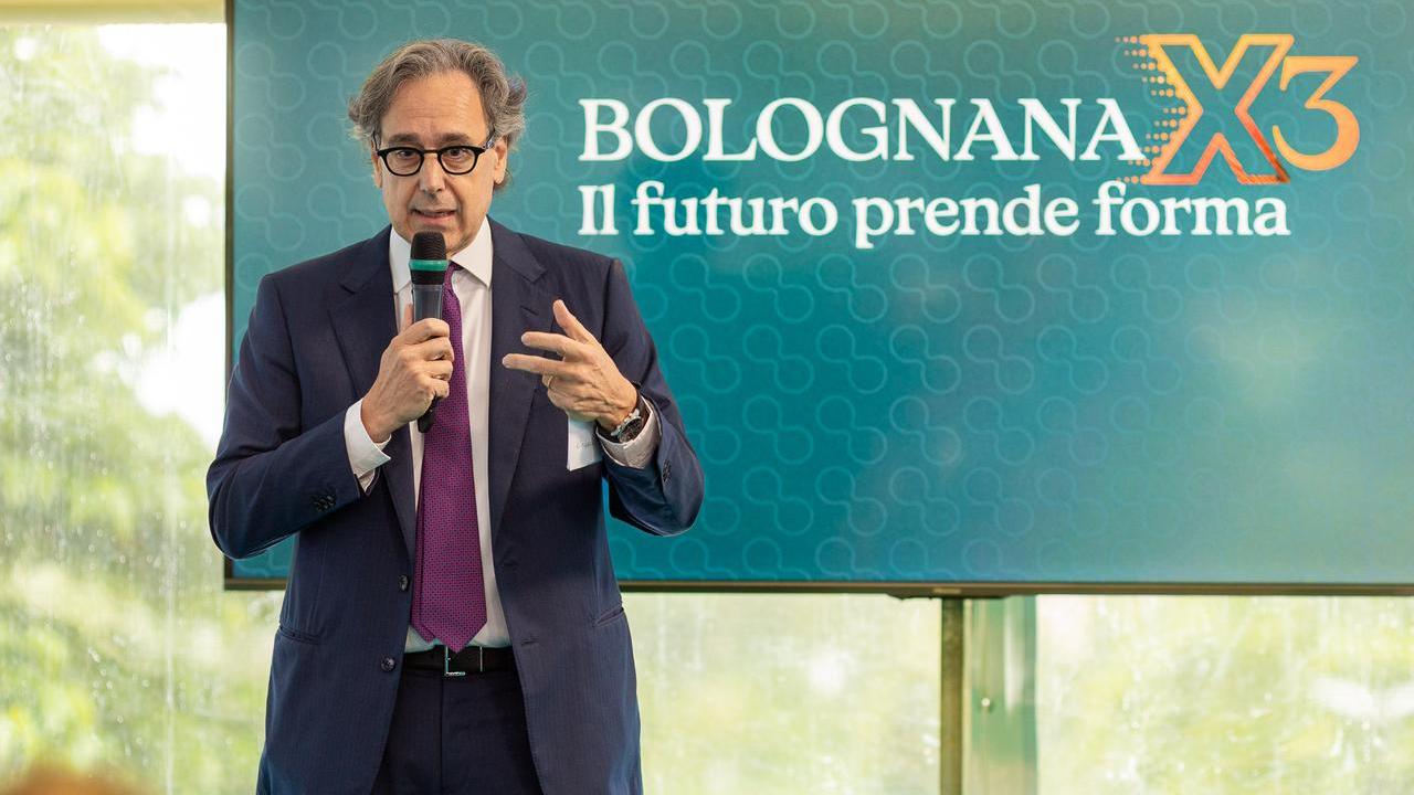 Il presidente di Kedrion Paolo Marcucci durante l’incontro con la stampa