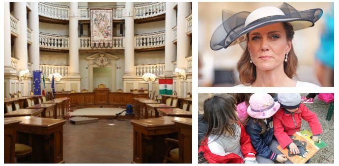Kate Middleton a Reggio Emilia, le indiscrezioni sull’itinerario: prima tappa Sala del Tricolore, le scuole e forse anche Max Mara