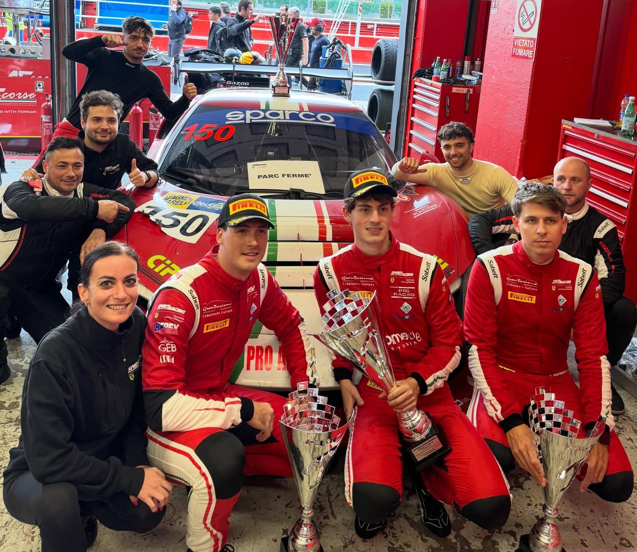 Ferrari in trionfo a Misano: Barbolini primo nella Pro-Am