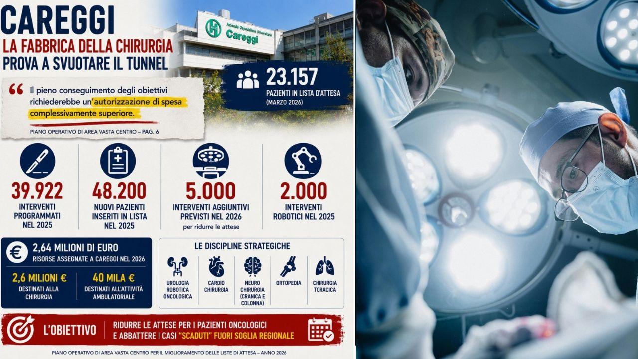 Careggi, il tunnel della chirurgia: 23mila pazienti in attesa - Così si punta a smaltire 5mila interventi