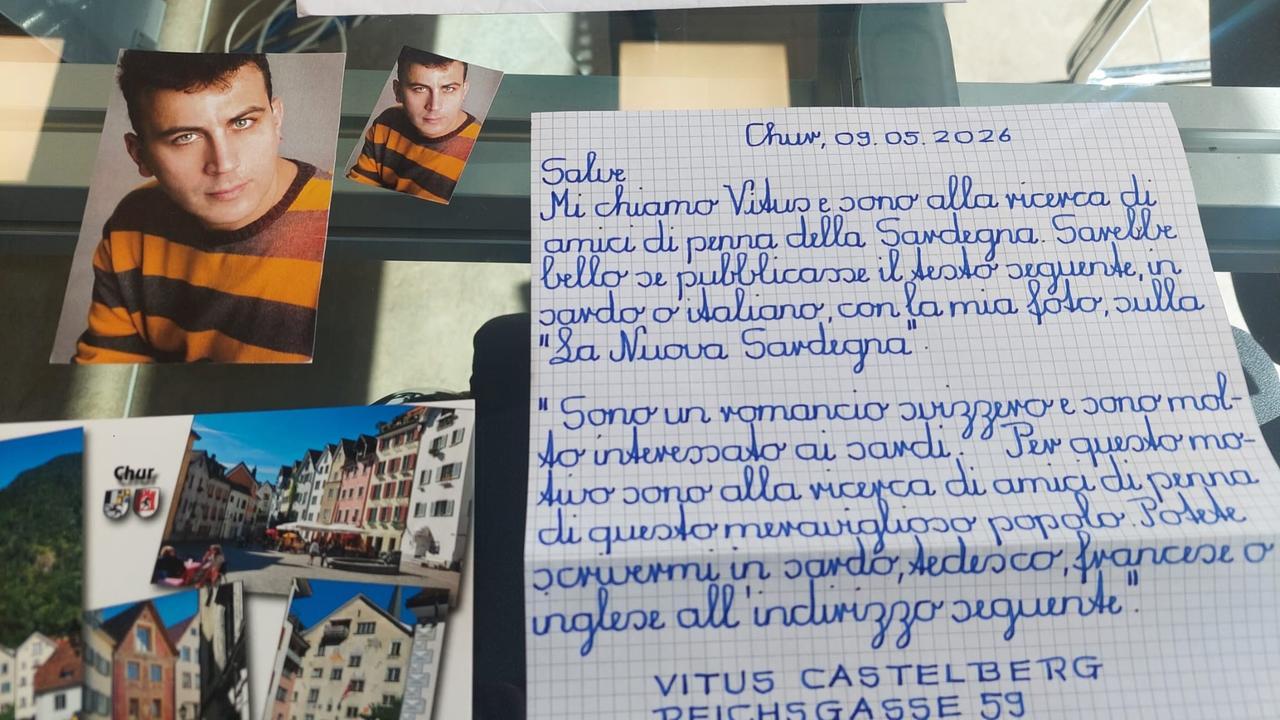 «Sono Vitus Castelberg, cerco amici di penna, scrivetemi»: la lettera inviata dalla Svizzera alla Nuova Sardegna