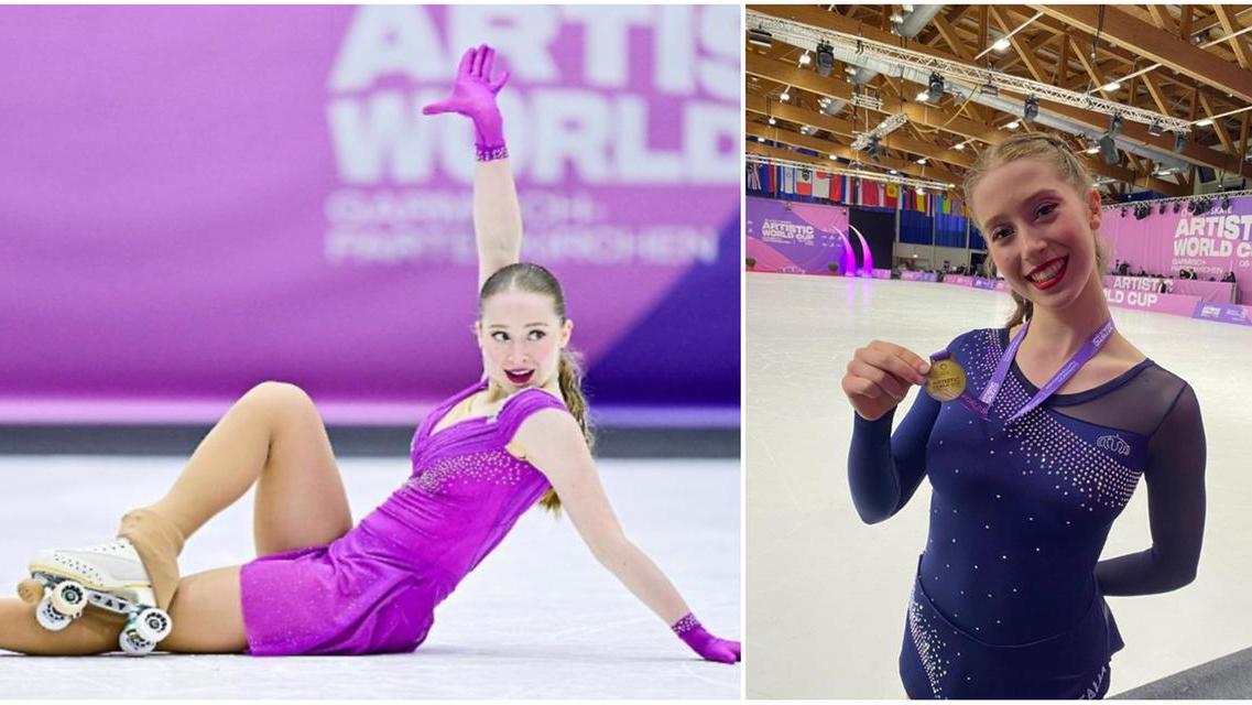 Ludovica Sarah Vecchi, campionessa delle Ruote Libere Skating di San Vito