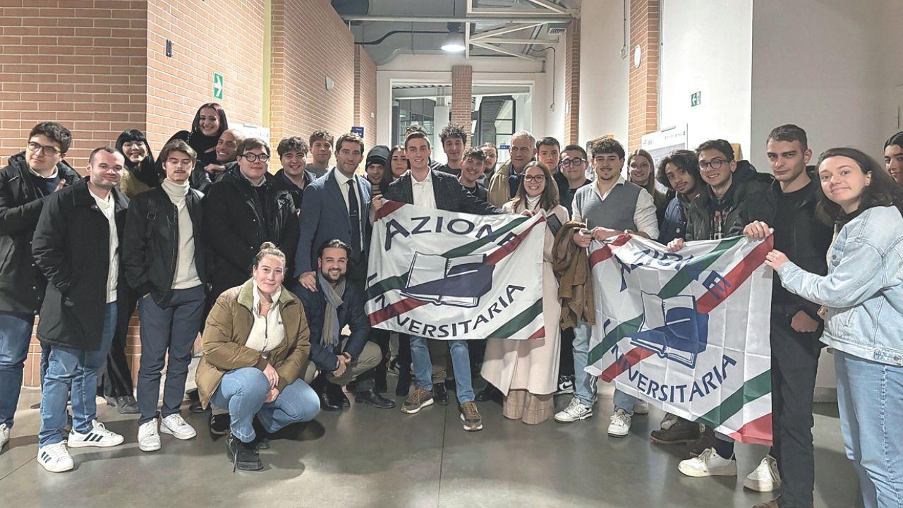 Gli studenti di Azione Universitaria
