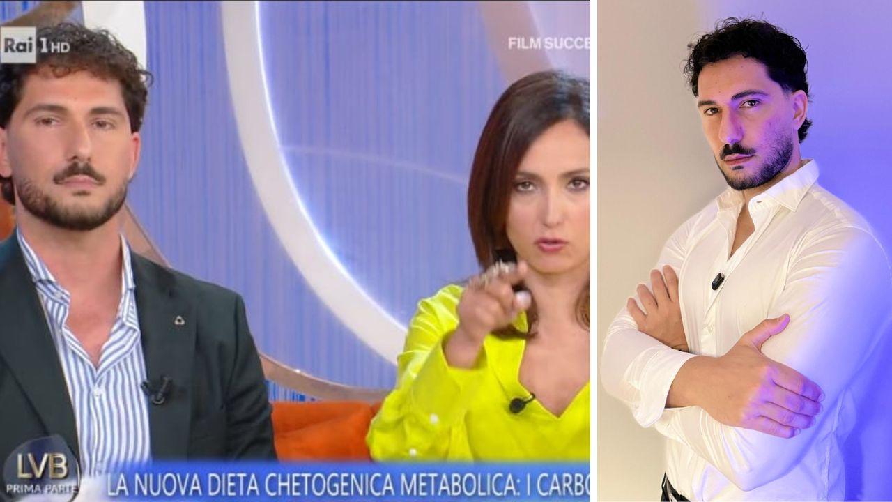 Un momento della puntata e Giacomo Mitrotti