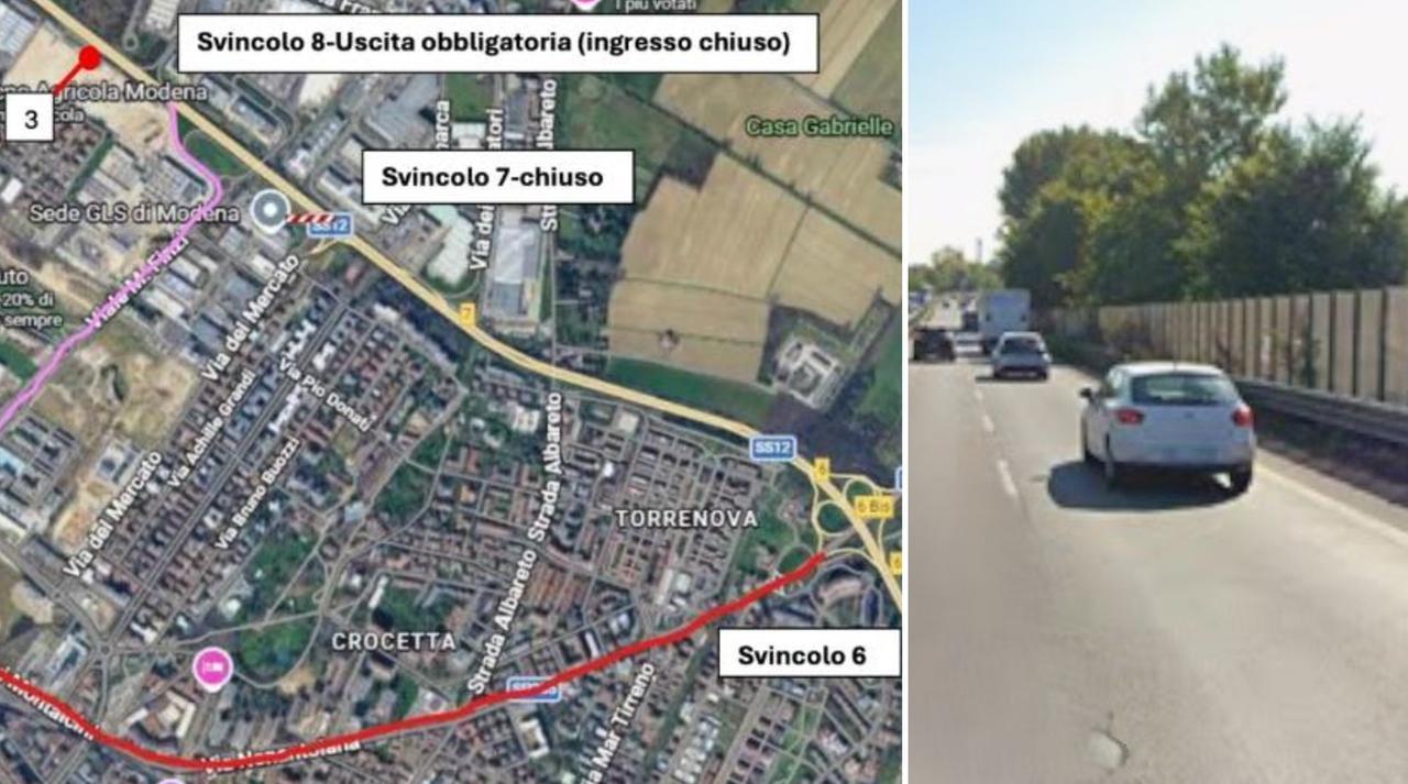 Tangenziale chiusa dall’uscita 8 alla 6 in direzione Bologna per 3 settimane: scatta la protesta