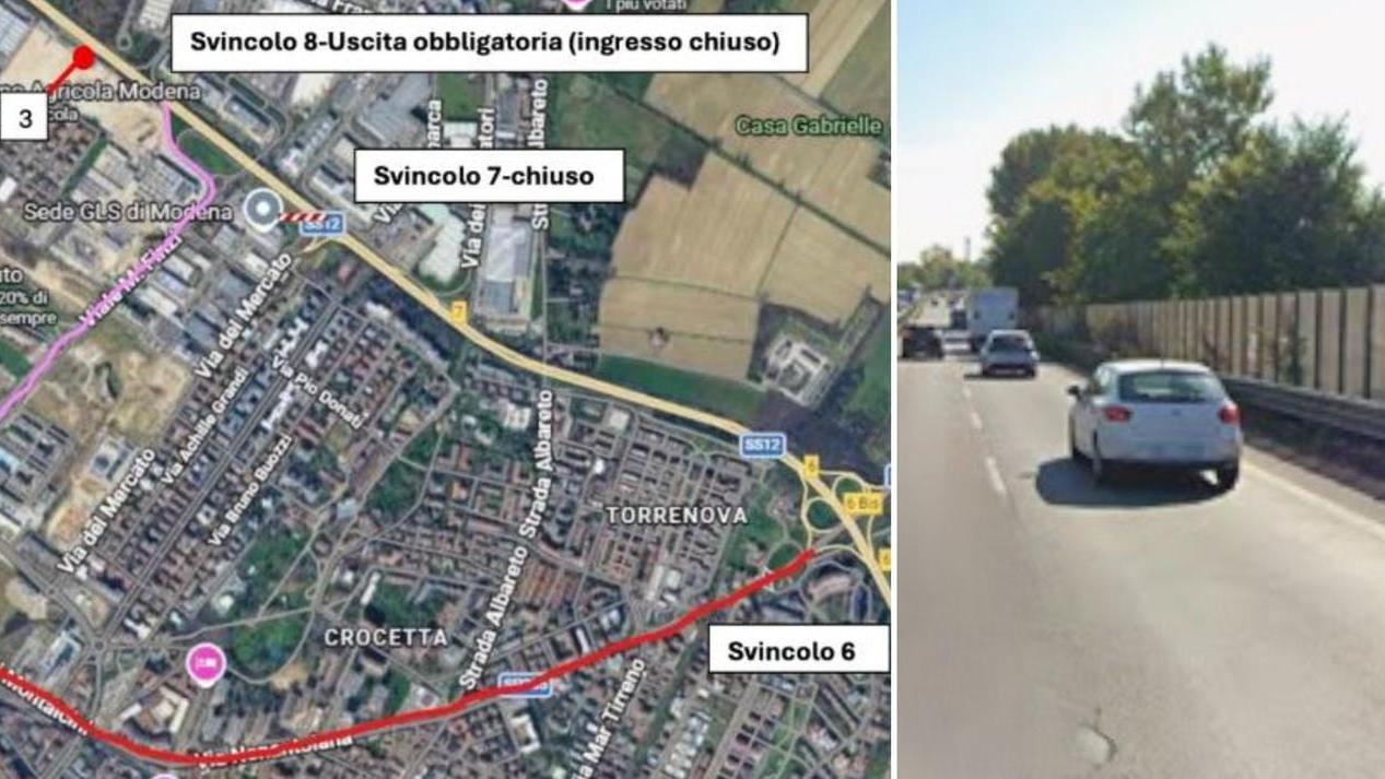 Tangenziale chiusa dall’uscita 8 alla 6 in direzione Bologna per 3 settimane: scatta la protesta