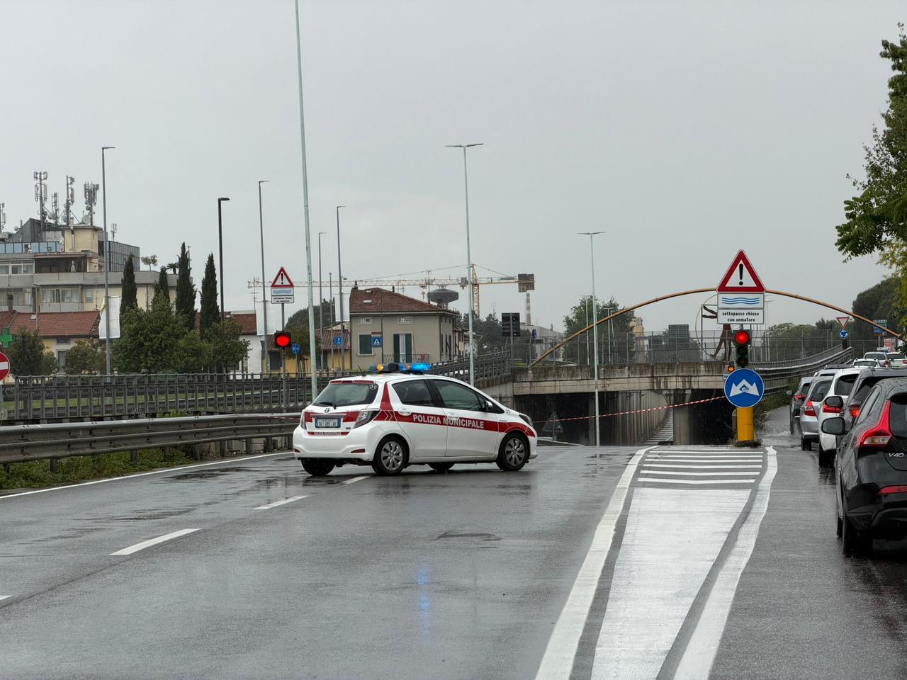 
	Il sottopasso chiuso poco dopo le 16

