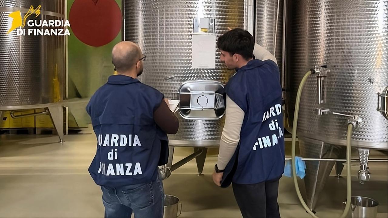 Maxi operazione della Guardia di finanza, scoperta una distilleria clandestina: sequestrati 11mila litri di vino e oltre 500 di alcolici