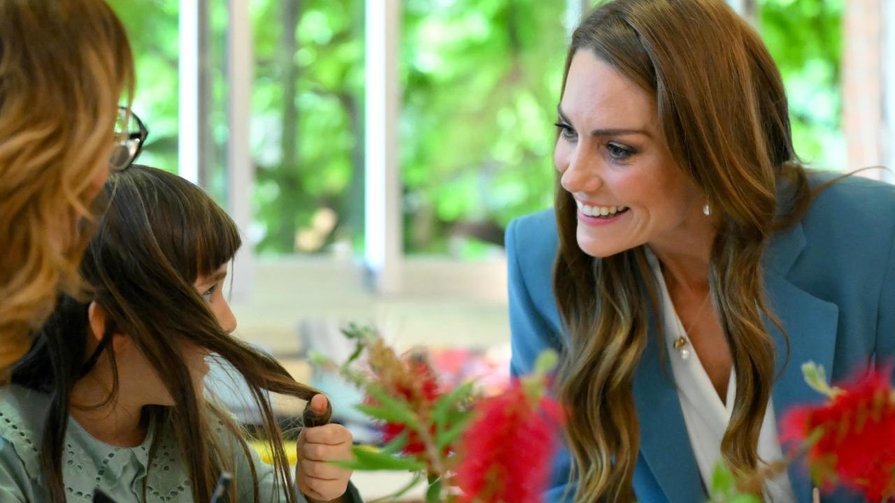 La principessa del Galles Kate Middleton visita la Scuola Comunale d'infanzia Anna Frank a Reggio Emilia