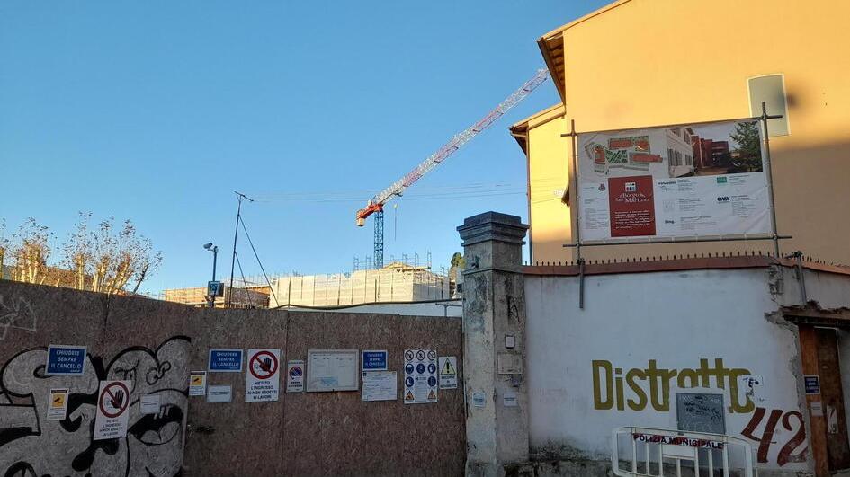 L’ingresso dell’ex distretto militare: il complesso si chiama “Borgo di San Martino”, valore del progetto 20 milioni di euro