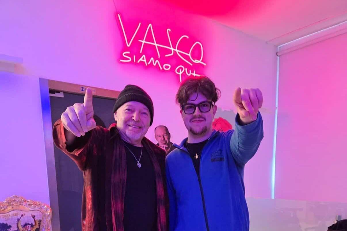 Daniele e la dedica al papà: «Ai concerti di Vasco Rossi lo sento vicino»