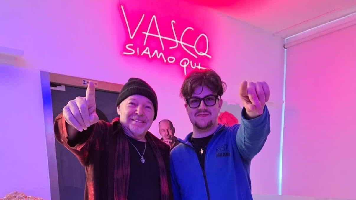 Daniele e la dedica al papà: «Ai concerti di Vasco Rossi lo sento vicino»