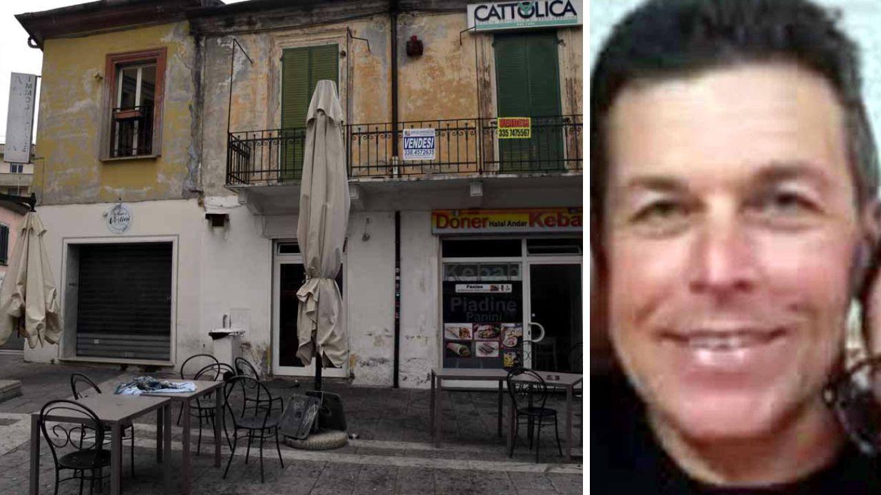 Il luogo della tragedia e Giacomo Bongiorni (Foto Cuffaro)
