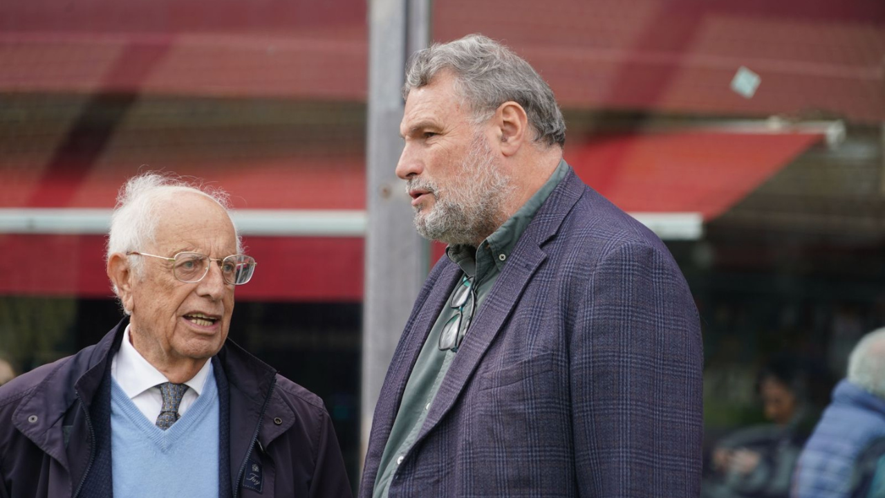 
	Il presidente Enrico Fernandez Affricano e il presidente Joel Esciua

