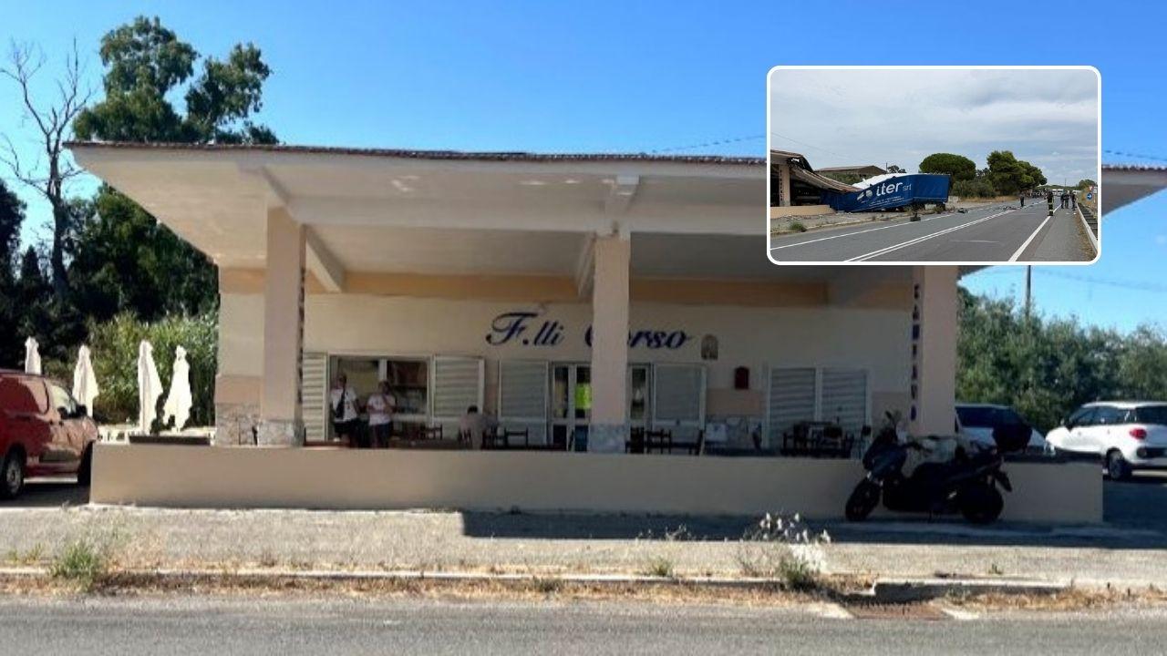 
	Il negozio dei Fratelli Corso pronto per la riapertura: in alto a dx la foto dell'incidente

