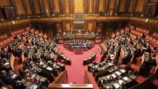 L’aula del Senato a Palazzo Madama