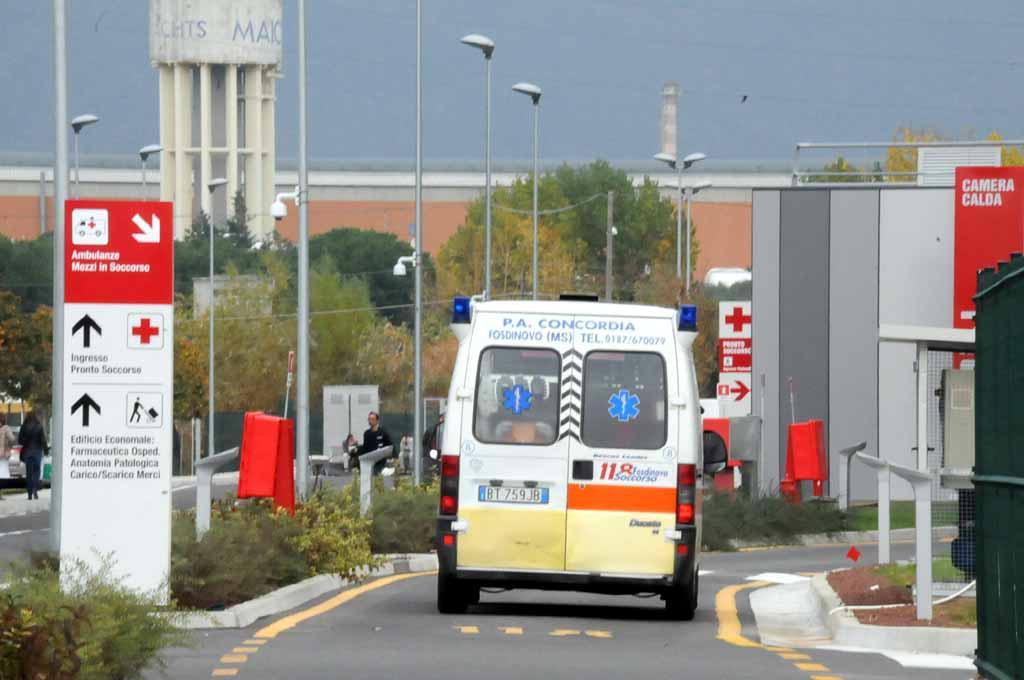L'ospedale delle Apuane in una foto d'archivio