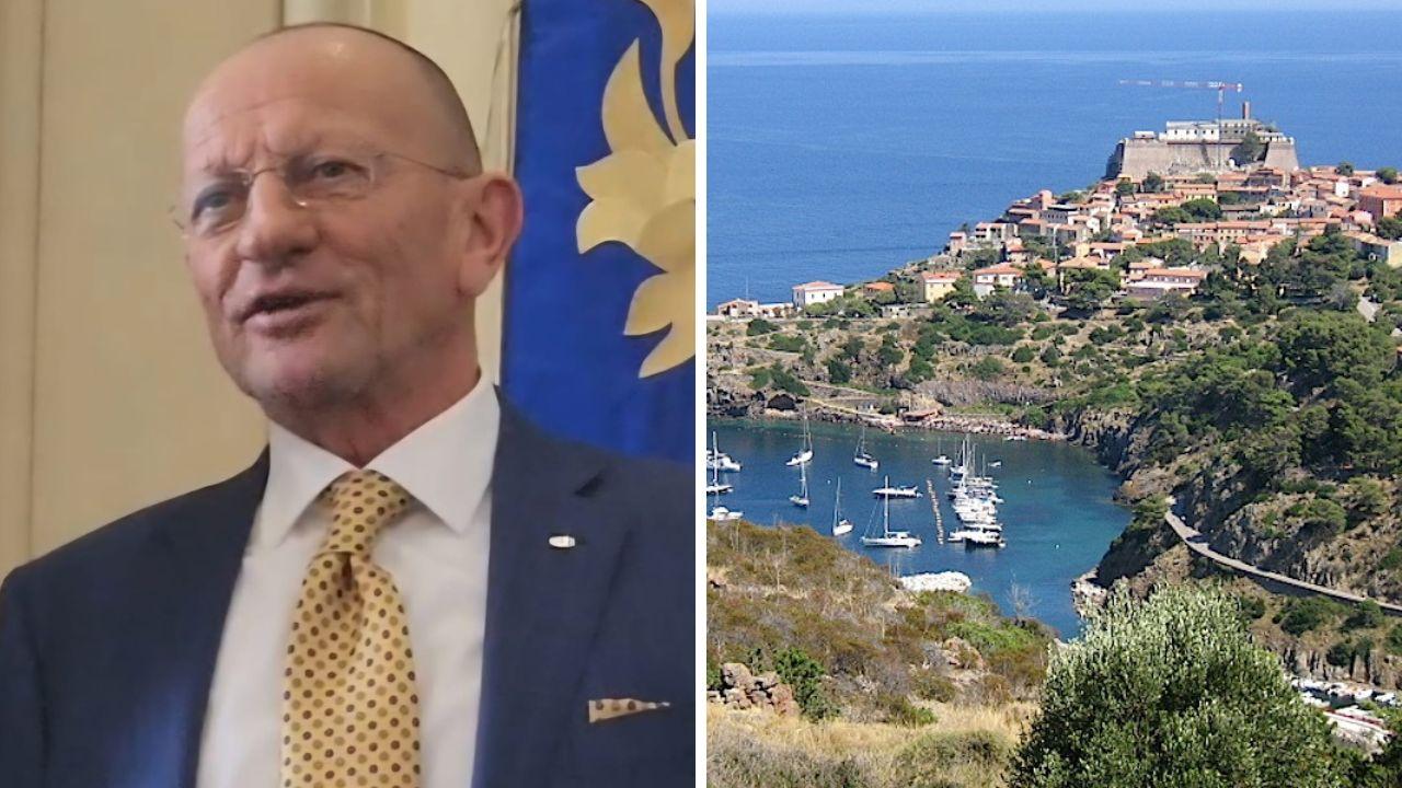 Giovanni Moschini e l'isola di Capraia 