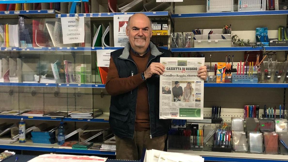 Rio Saliceto rischia di stare senza edicola: «Vado in pensione e non ci sono compratori all’orizzonte»