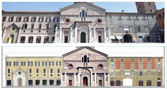Centro storico, via al restauro dei palazzi della Diocesi in piazza Prampolini: ecco come cambieranno